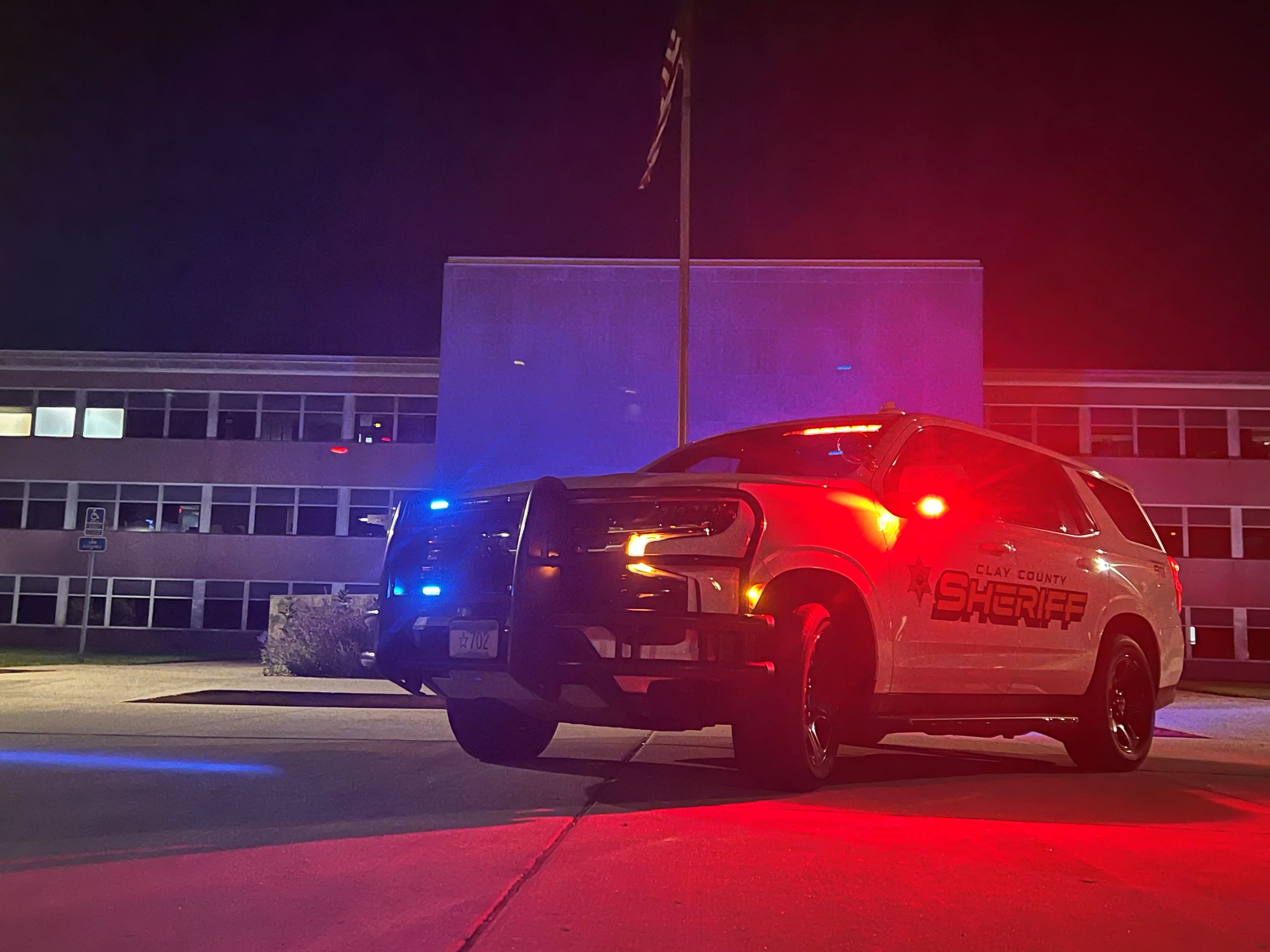 Patrol Car in front of station