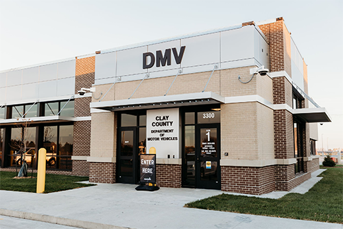 The Department of Motor Vehicle building