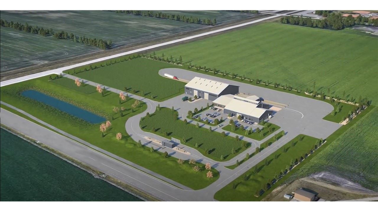 aeriel view of Resource Recovery Center